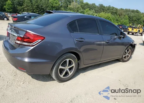 2015 Honda Civic Se z USA, uszkodzony, nr VIN 19XFB2F73FE213268